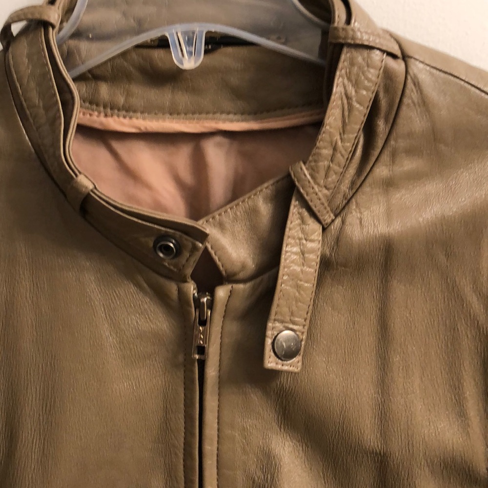 VTG Genuine Leather bomber jacket S/M size 44